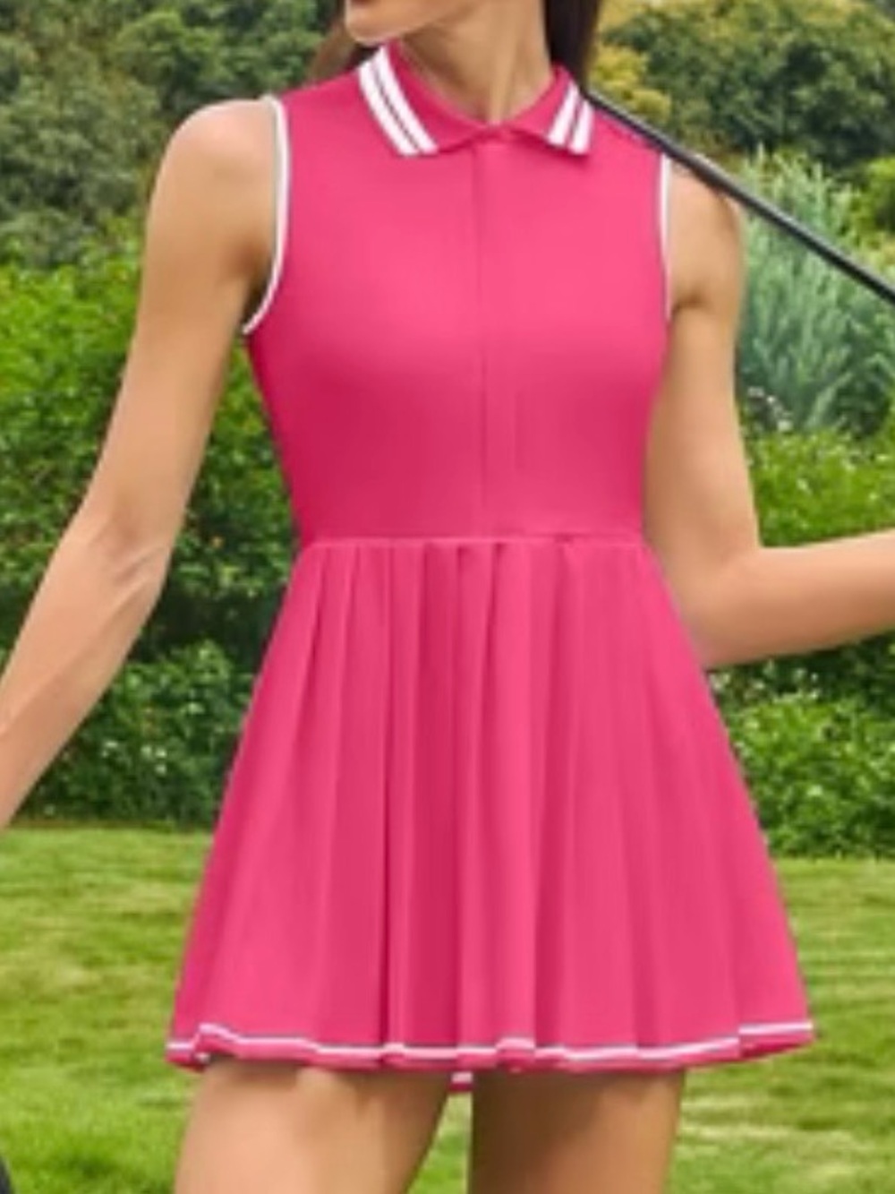 Attraco Women’s Sports dress pink medium tennis no shorts
